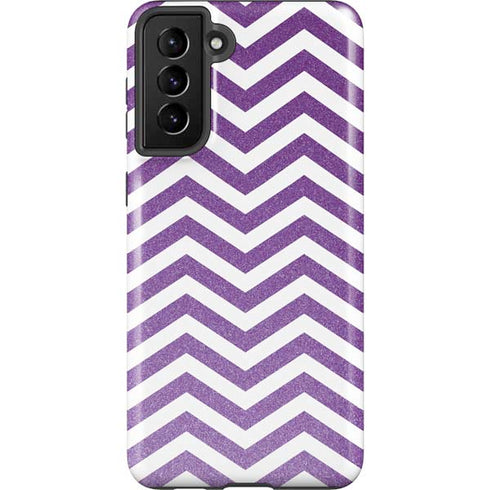 Purple Chevron Galaxy S21 Plus 5G Pro Case
