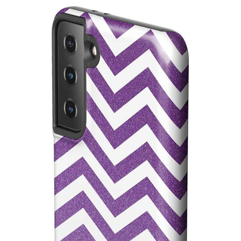 Purple Chevron Galaxy S21 Plus 5G Pro Case