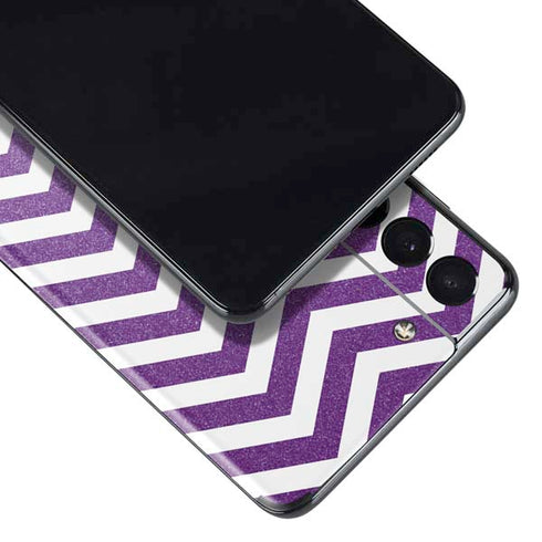 Purple Chevron Galaxy S21 Plus 5G Skin