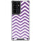 Purple Chevron Galaxy S21 Ultra 5G Clear Case