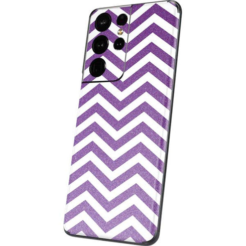 Purple Chevron Galaxy S21 Ultra 5G Skin