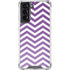 Purple Chevron Galaxy S22 Clear Case