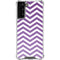 Purple Chevron Galaxy S22 Plus Clear Case