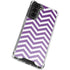 Purple Chevron Galaxy S22 Plus Clear Case