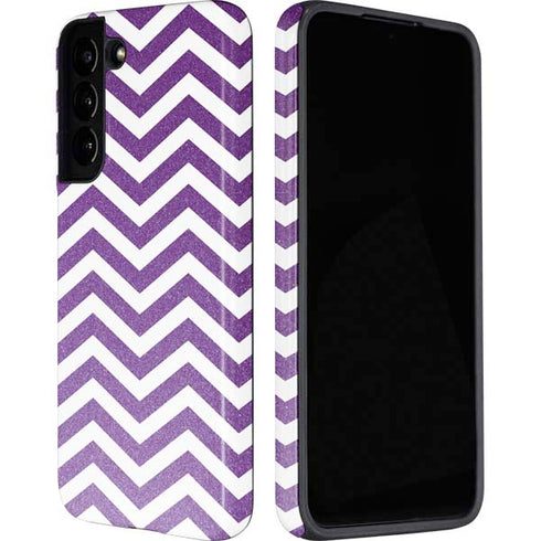 Purple Chevron Galaxy S22 Plus Pro Case