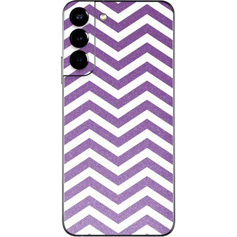 Purple Chevron Galaxy S22 Plus Skin