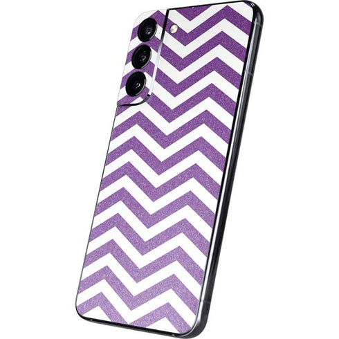 Purple Chevron Galaxy S22 Plus Skin