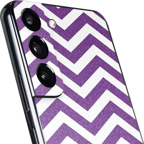 Purple Chevron Galaxy S22 Plus Skin