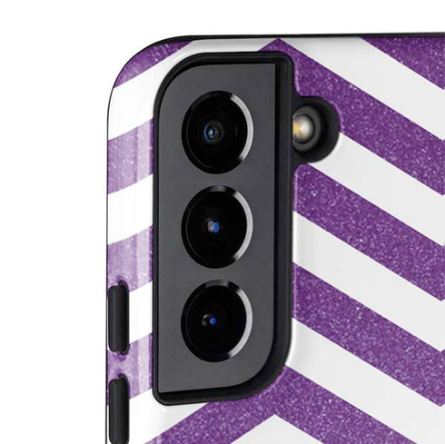 Purple Chevron Galaxy S22 Pro Case