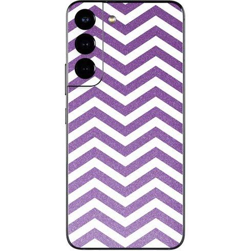 Purple Chevron Galaxy S22 Skin