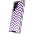 Purple Chevron Galaxy S22 Ultra Clear Case