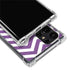 Purple Chevron Galaxy S22 Ultra Clear Case