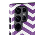 Purple Chevron Galaxy S22 Ultra Pro Case