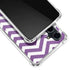 Purple Chevron Galaxy S23 FE Clear Case