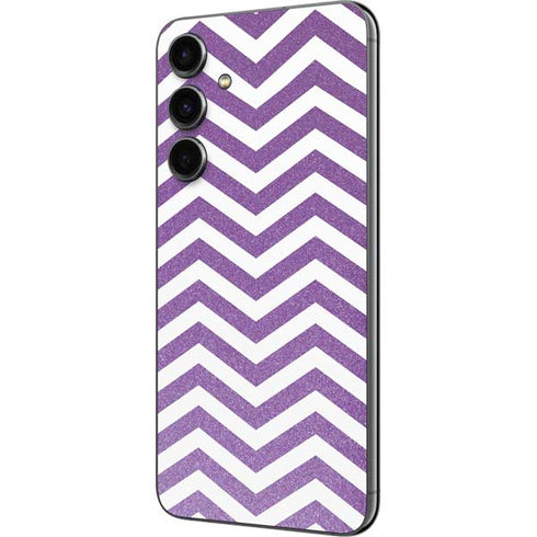 Purple Chevron Galaxy S23 FE Skin