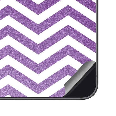 Purple Chevron Galaxy S23 FE Skin