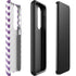 Purple Chevron Galaxy S23 Pro Case