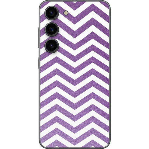 Purple Chevron Galaxy S23 Skin