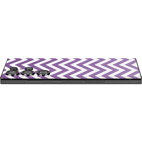 Purple Chevron Galaxy S23 Ultra Skin