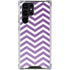 Purple Chevron Galaxy S24 Ultra Clear Case