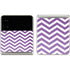 Purple Chevron Galaxy Z Flip3 5G Skin