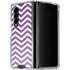 Purple Chevron Galaxy Z Fold4 5G Clear Case