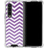 Purple Chevron Galaxy Z Fold4 5G Clear Case
