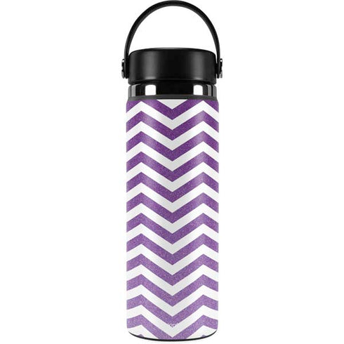 Purple Chevron Hydro Flask 20oz Wide Mouth Skin