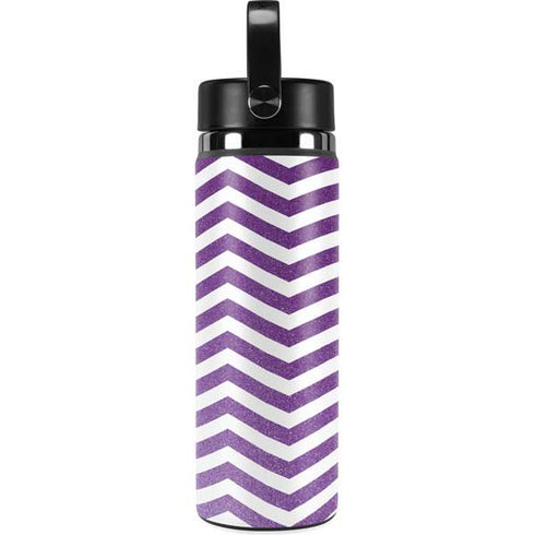 Purple Chevron Hydro Flask 20oz Wide Mouth Skin