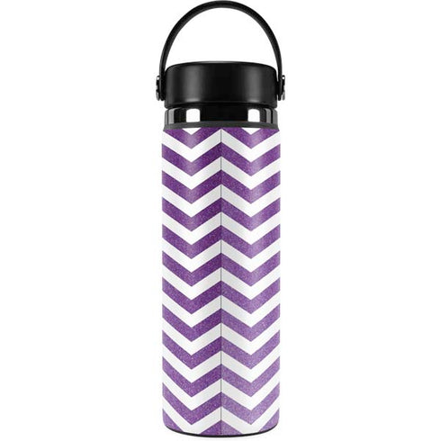 Purple Chevron Hydro Flask 20oz Wide Mouth Skin