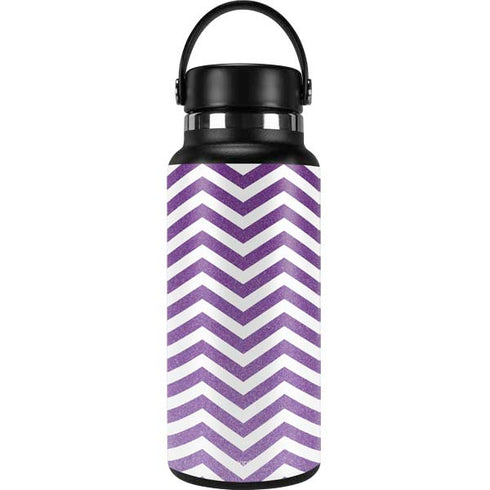 Purple Chevron Hydro Flask 32oz Wide Mouth Skin
