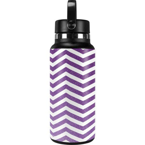 Purple Chevron Hydro Flask 32oz Wide Mouth Skin