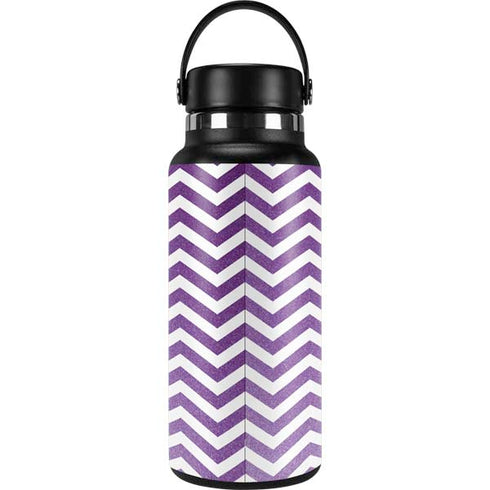 Purple Chevron Hydro Flask 32oz Wide Mouth Skin