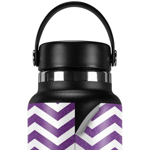 Purple Chevron Hydro Flask 32oz Wide Mouth Skin