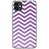 Purple Chevron iPhone 11 Clear Case