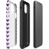 Purple Chevron iPhone 11 Impact Case