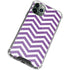 Purple Chevron iPhone 11 Pro Max Clear Case