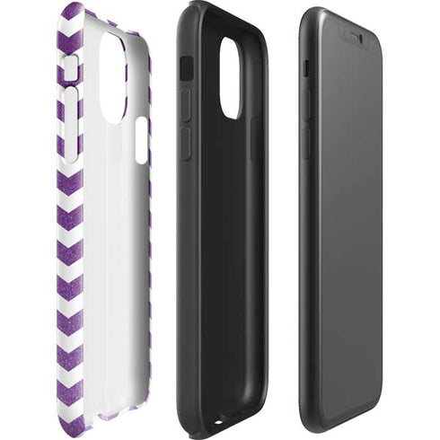 Purple Chevron iPhone 11 Pro Max Impact Case
