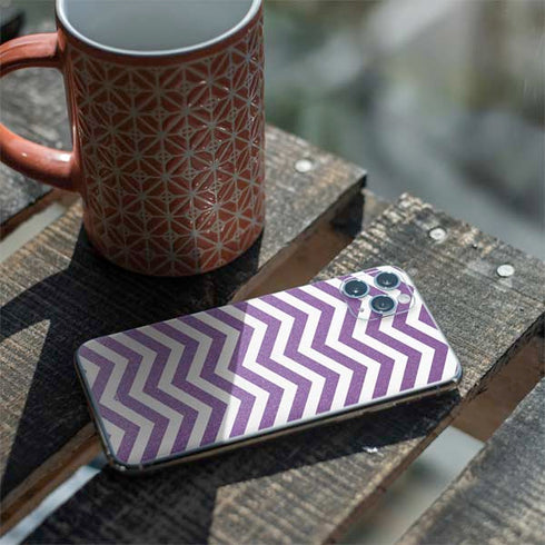 Purple Chevron iPhone 11 Pro Max Skin