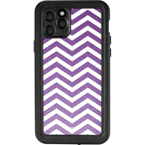 Purple Chevron iPhone 11 Pro Waterproof Case