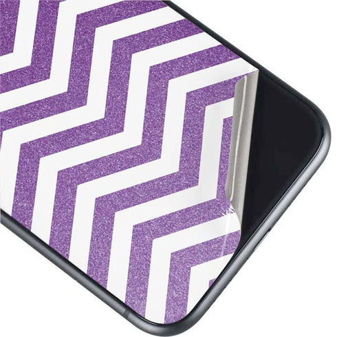 Purple Chevron iPhone 11 Skin