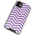 Purple Chevron iPhone 12 Mini Clear Case