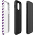Purple Chevron iPhone 12 Mini Impact Case