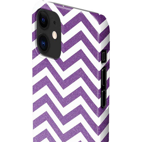 Purple Chevron iPhone 12 Mini Lite Case