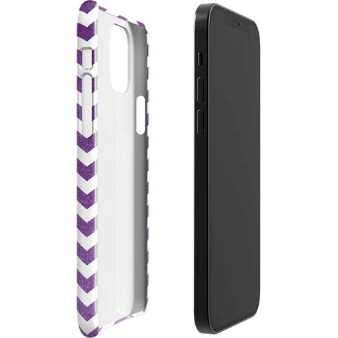 Purple Chevron iPhone 12 Mini Lite Case