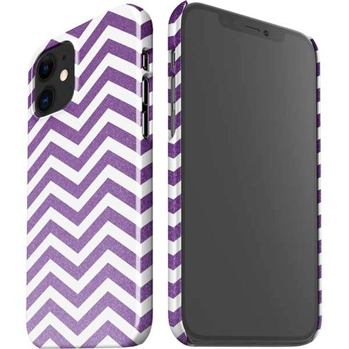Purple Chevron iPhone 12 Mini Lite Case