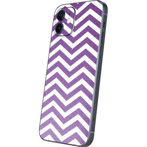 Purple Chevron iPhone 12 Mini Skin