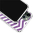 Purple Chevron iPhone 12 Pro Max Clear Case