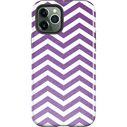 Purple Chevron iPhone 12 Pro Max Impact Case