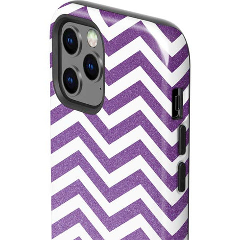 Purple Chevron iPhone 12 Pro Max Impact Case
